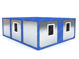 Сборное модульное здание из трёх блок-контейнеров, МЗ-10
