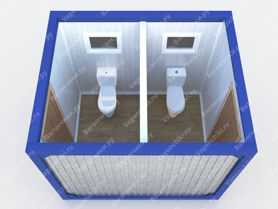 Сантех-блок СБК-07, два туалета